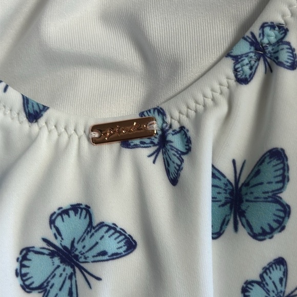 NWT PINK by Victoria Secret Butterfly Swimsuit Sz Small - Picture 5 of 10